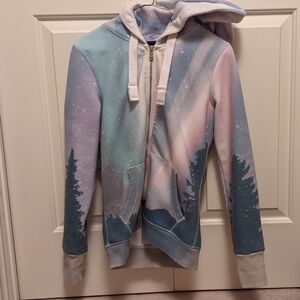 SUPERDRY printed night sky hoodie